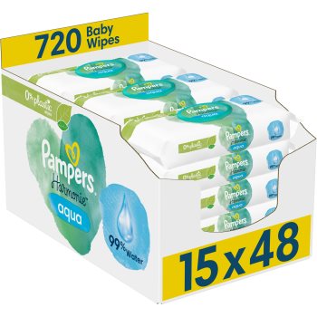 Pampers Harmonie Aqua Șervețele umede pentru copii - imagine 2